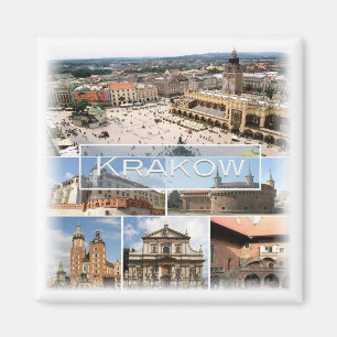 PL * Poland - Krakow Poland Polska Magnet