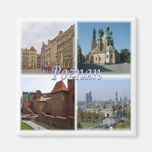 PL * Poland - Poznan - Polska Magnet