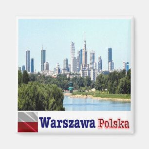 PL - Poland - Warsaw - Skylin Magnet