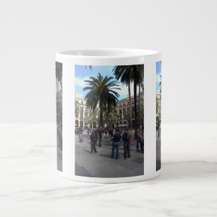 Plaça Reial, Barcelona Large Coffee Mug