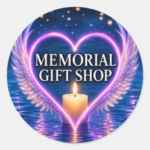 Place a Memorial Gift Shop Sticker on Your Gift