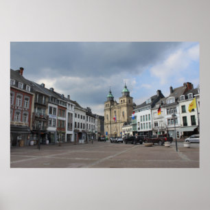Place Albert 1er, Malmedy, Belgium Poster