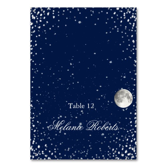 Place Card Starry Night (Front)
