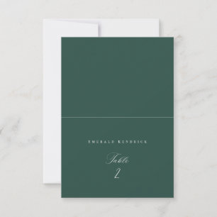Place Card Wedding Escort Tent Fold Seating Number