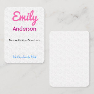 Place Cards Custom Printed Guest Seating   Elegant