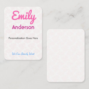 Place Cards Custom Printed Guest Seating Elegant