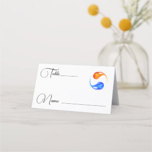 Place Cards-Wedding-Twin Flame- Card