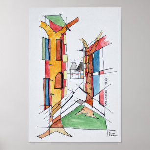 Place Dauphine   Ile de la Cite, Paris Poster