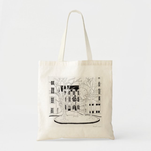 Place de Furstenberg, Paris Tote Bag (Front)