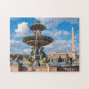 Place de la Concorde and obelisk - Paris, France Jigsaw Puzzle