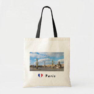 Place de la Concorde and obelisk - Paris, France Tote Bag