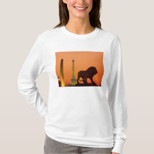 Place de la Concorde; Eiffel Tower; Obelisk; T-Shirt