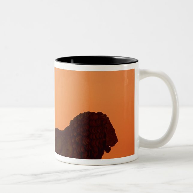 Place de la Concorde; Eiffel Tower; Obelisk; Two-Tone Coffee Mug (Right)