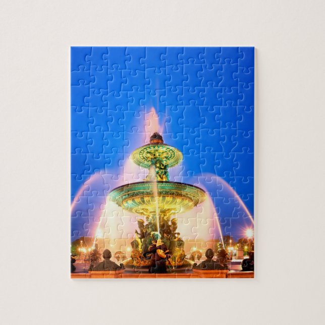 Place de la Concorde, Paris, France Jigsaw Puzzle (Vertical)