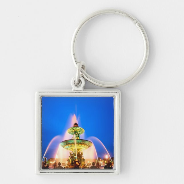 Place de la Concorde, Paris, France Key Ring (Front)