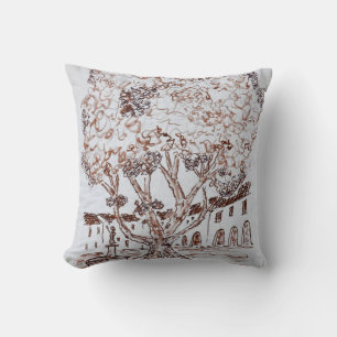 Place de la Liberte, Saint-Guilhem-le-Desert Cushion