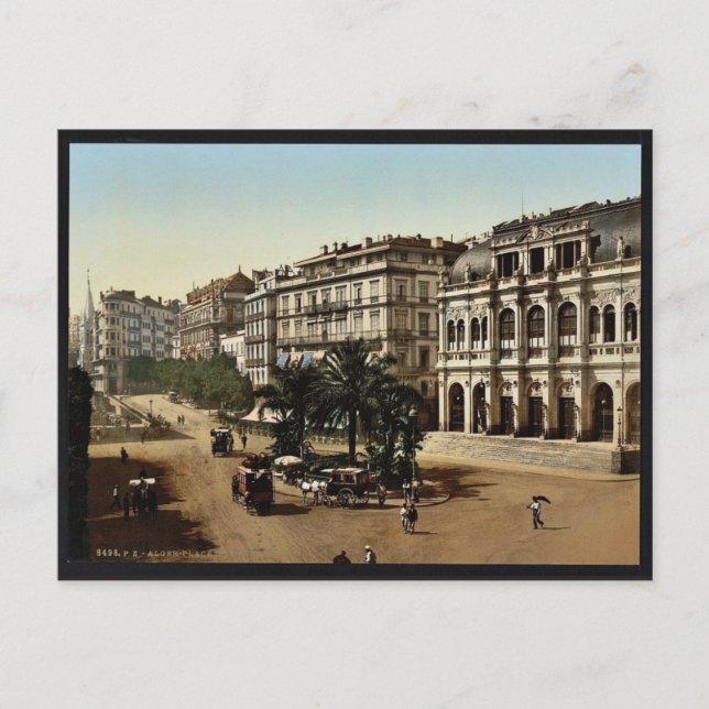 Place de la republique, Algiers, Algeria classic P Postcard (Front)