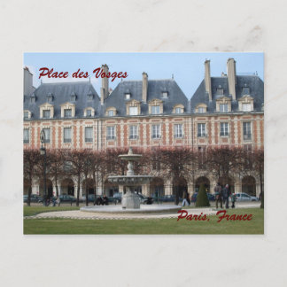 Place des Vosges Postcard