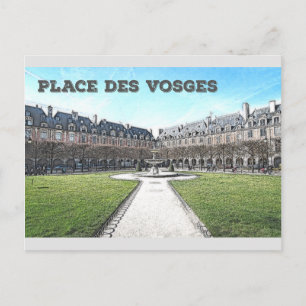 Place Des Vosges Postcard