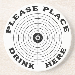 Place Drink Here Coaster