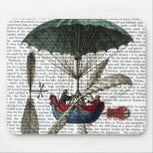 Place Du Louvre Hot Air Balloon Mouse Pad