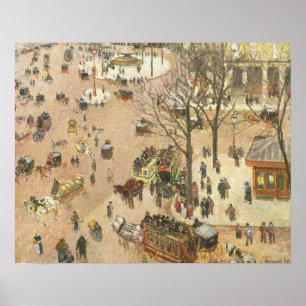 Place du Theatre Francais, 1898 Poster