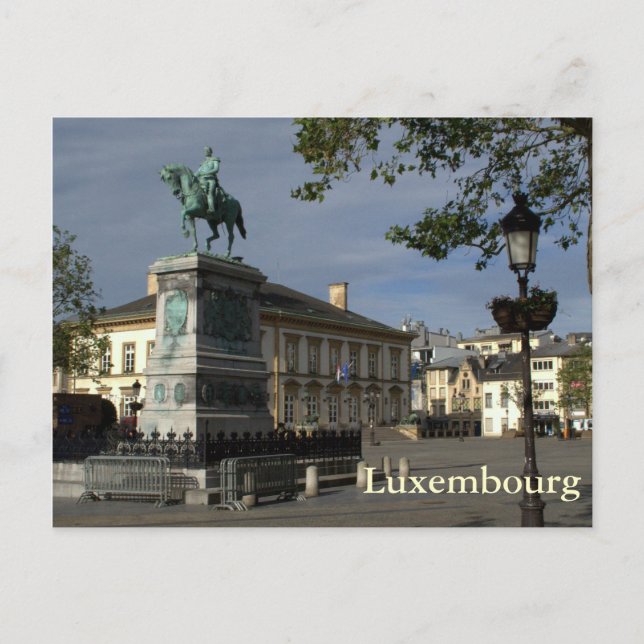 Place Guillaume II, Luxembourg Postcard (Front)