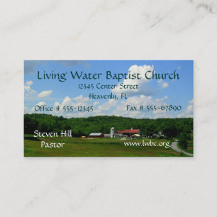 Place of Worship Business Card