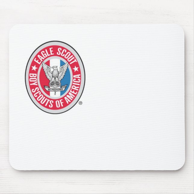 Place your mouse with the Eagle Scout insignia Pad (Front)