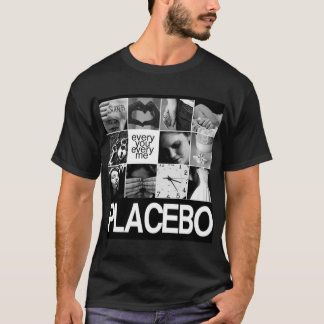 Placebo black and white photo collage Brian Molko T-Shirt