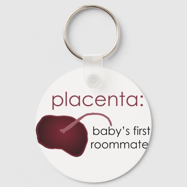 placenta, baby's first roommate key ring (Front)