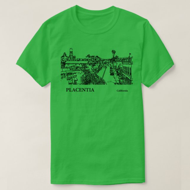 Placentia California TShirt 3 (Design Front)