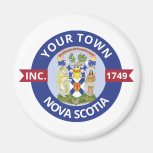 Places in Nova Scotia - Personalized Magnet