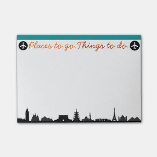 Places To Go, Things To Do Post-it Notes