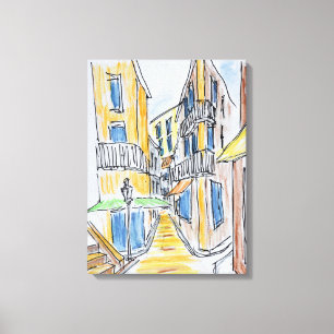 Placette Abbe Robert Jarred Old Nice, France Canvas Print