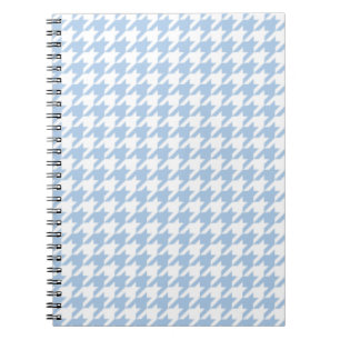 Placid Blue Houndstooth Notepad Notebook