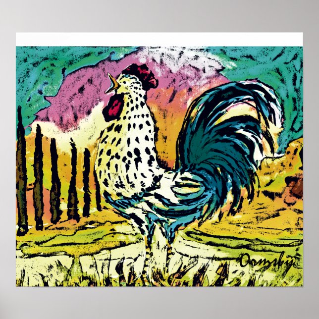 Placido- rooster poster (Front)