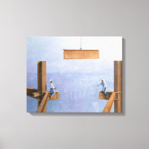 Placing the Last Link Canvas Print