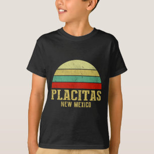 Placitas New Mexico Vintage Retro Sunset _1  T-Shirt
