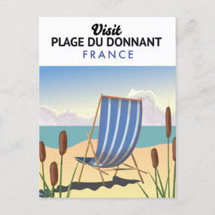 Plage du Donnant France Postcard