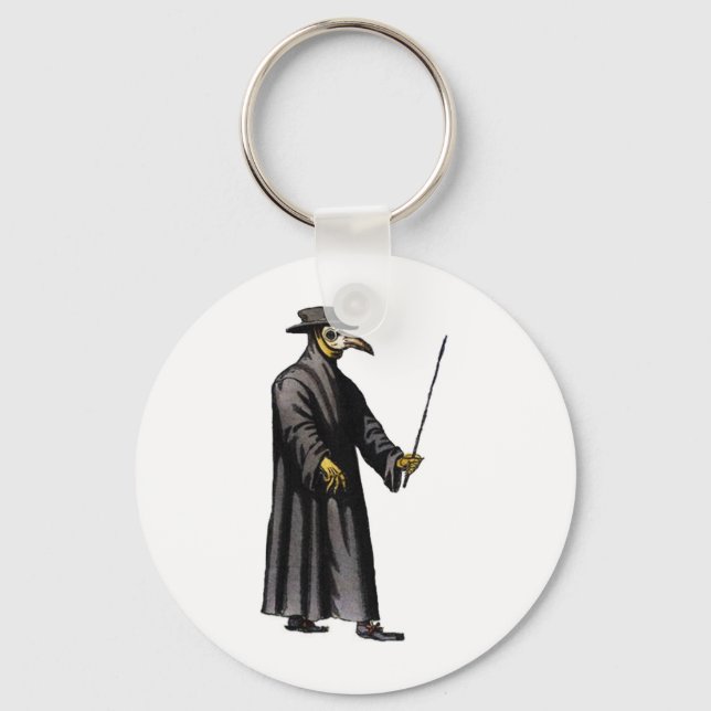 plague-doctor-3 key ring (Front)