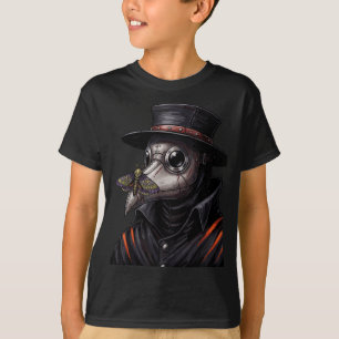 Plague Doctor Gothic Cottagecore Moth Face Mask Oc T-Shirt