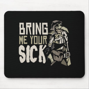 Plague Doctor Halloween Scary Gothic Gift Mouse Pad