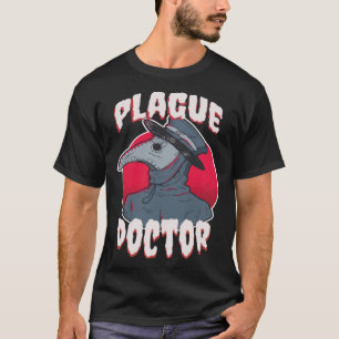 Plague Doctor Quarantine Halloween Costume Men Wom T-Shirt