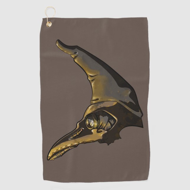 Plague Mask Golf Towel (Front)