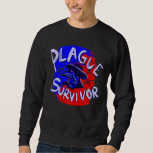 plague survivor plague doctor mask sweatshirt