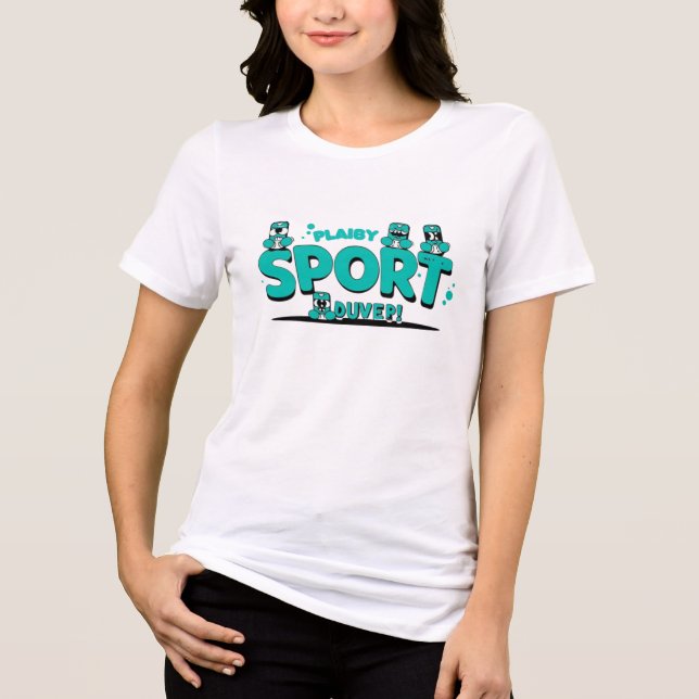 Plaiby Sport Cartoon Tee (Front)