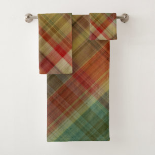 Plaid #1 Bath Towel Set
