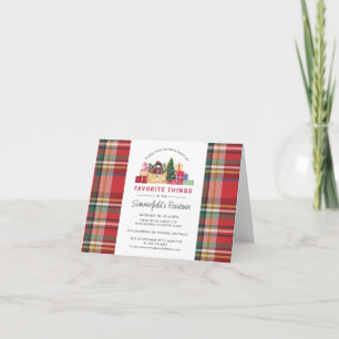 Plaid Annual Christmas Favourite Things Festive Invitation