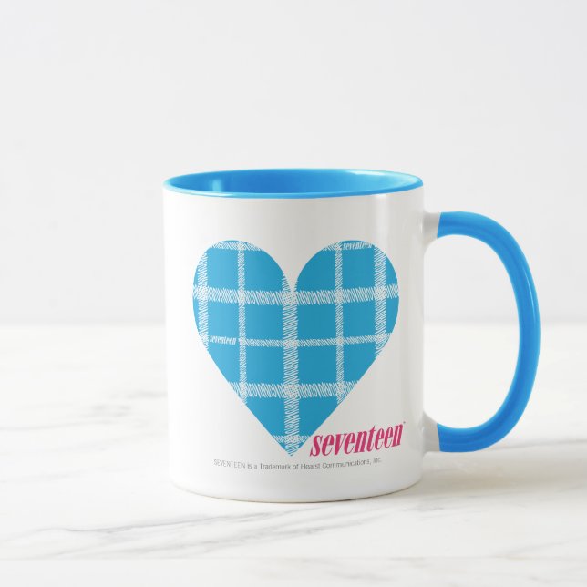 Plaid Aqua 2 Mug (Right)